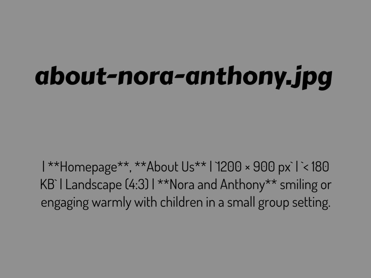 Nora and Anthony